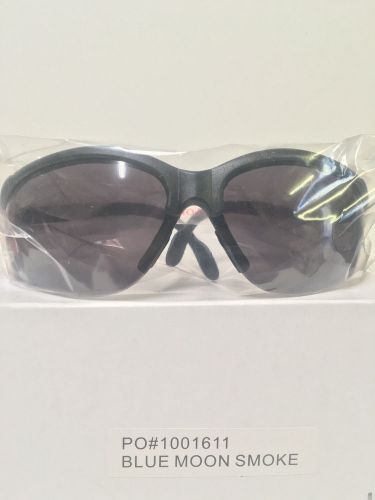 Blue Moon Smoke Lens Safety Glasses (box of 12)