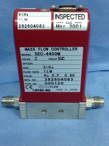 Stec inc.  sec-4400m mass flow controller, gas sih4, flow rate 1lm for sale