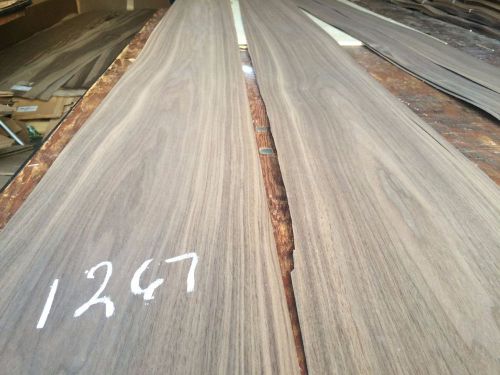 Wood Walnut Veneer 106x8.5,9,total 2 pcs  RAW VENEER N1267.