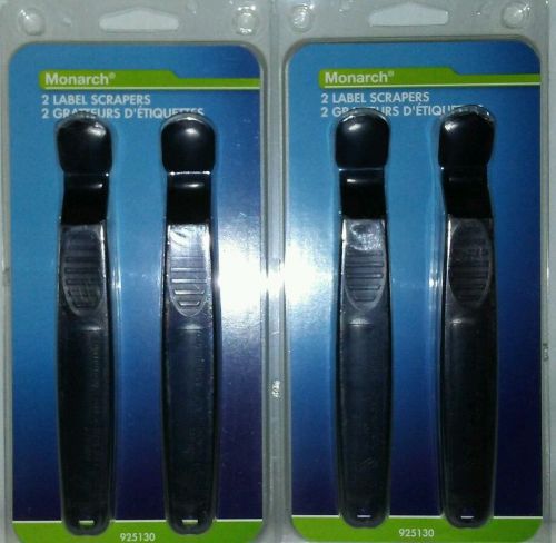 2 packs of 2 (4 Total) Monarch Label Scrapers Tag/Sticker Remover 925130