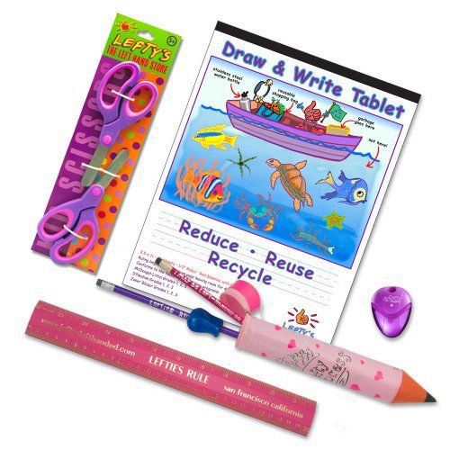 Lefty&#039;s The Left Hand Store Left-handed School Supplies (Scissors, Pencils,