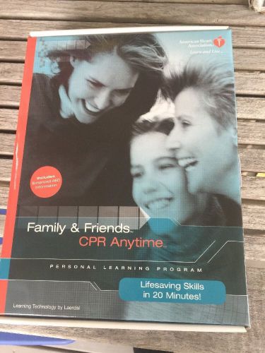 Family &amp; Friends CPR Anytime Learning Program American Heart Association - NEW
