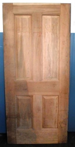 Solid cherry wood 4-panel door nos for sale