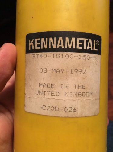 Kennametal chuck for collet #bt40-tg100-150-m for sale