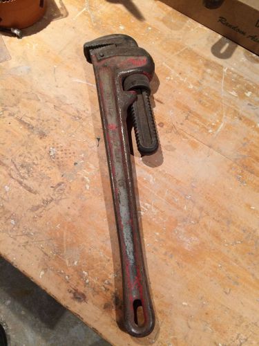 RIDGID 18&#034; STEEL PIPE WRENCH PLUMBING PLUMBER