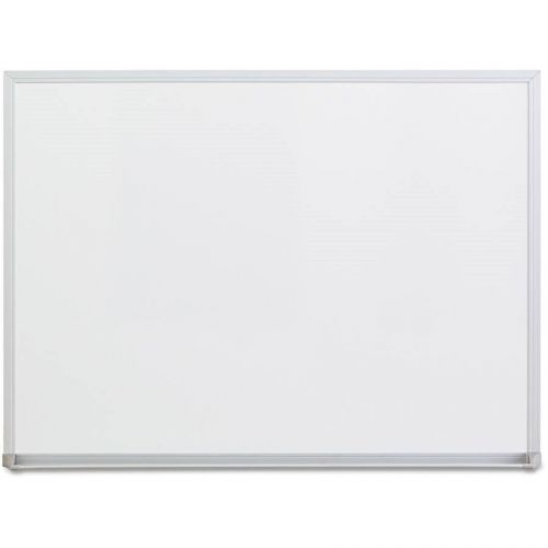 Universal Dry-Erase Board Melamine 24 x 18 Satin-Finished Aluminum Frame 43622