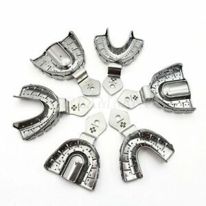 Dental Autoclavable Impression Trays Stainless Steel Upper Lower MKY