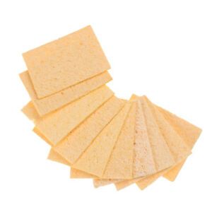 10pcs Soldering Iron Tip Welding Cleaning Cleaner Sponge 35*50mm HIH haBBCABECA