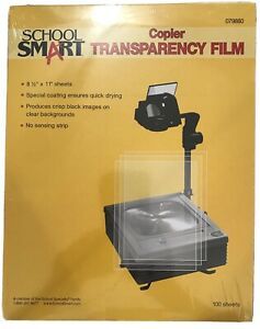 School Smart Write On Transparency Film 100 sheets NEW &amp; Sealed 079880