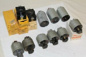 6 Hubbell HBL20403 Hubbellock Receptacles 30 amp 600V 4 Wire Plus 9 Cord Caps