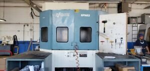 USED NIIGATA SPN-63 CNC HORIZONTAL MILL 25&#034; Pallets Fourth Axis 6000 rpm TSC