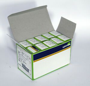 Box of 10 Leviton 5462-W Duplex industrial grade receptacles 20A-250V White