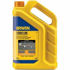 Irwin STRAIT-LINE 5 Lb. Orange Hi-Visibility Chalk Line Chalk Pack of 4 65105