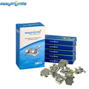 Easyinsmile orthodontic brackets 018 345 with hook USA Stock metal 5 package/Box