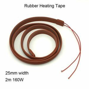 160W 220V High Temperature Resistance Silicone Rubber Heating Cable Tape Trace