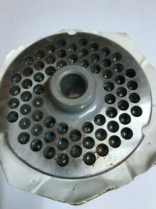 #52 Meat Grinder Plate 3/8&#034; hole HOBART, BIRO, HOLLYMATIC, BUTCHER BOY &amp; other.