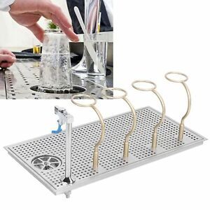 Automatic Stainless Steel Cup Washer Glass Rinser Coffee Milk Tea Bar Washing