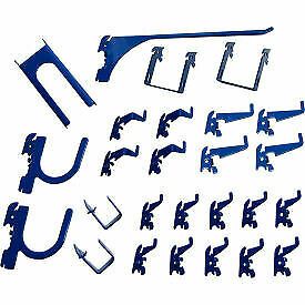 Wall Control Slotted Pegboard 26 pc Hook Kit, Blue KT-200-DLX BU  - 1 Each
