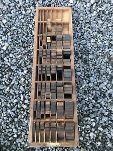 Unique Hamilton Mfg CO Letterpress Furniture Cabinet Wood Printing Spacer Shim