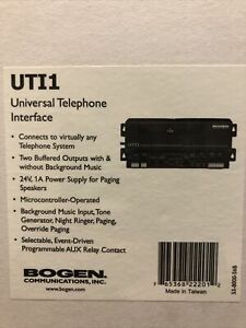 Bogen UTI1, Universal Telephone Interface