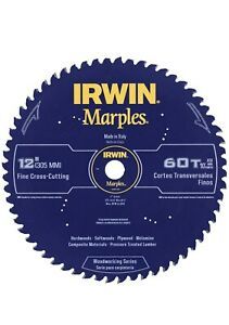 Irwin Tools  1807383 Marples Laser Cut 12&#034; x 60-Tooth Bevel Circular Saw Blade