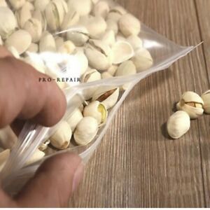 reclosable plastic bags  5x10 2-mil redline clear  100 Per Pack