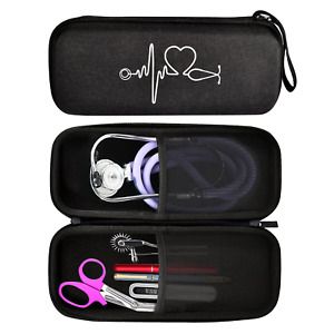 Casemai Hard Stethoscope Case For 3M Littmann Classic Iii, Lightweight Ii S.E,Iv