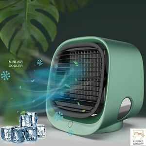 Portable Personal Mini Air Conditioner - 3 speeds small air Green