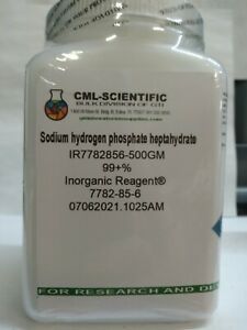 Sodium hydrogen phosphate heptahydrate, 99+%, Inorganic Reagent® 500g