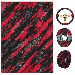 19X39&#034; Water Transfer Print Film UA Hydrographic RED MARBLE CAMO HYDRO White UA
