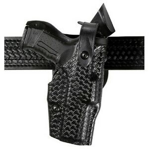 Safariland 6360-283-412 ALS Level III Duty Holster Blk STX Pln LH Fits Glock 19