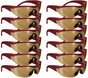 Safety Girl Navigator Safety Glasses Red Frame - Case of 12 (Amber)