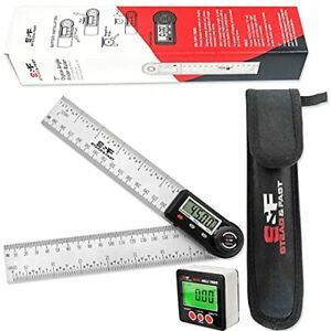 Digital Angle Finder Tool 7 Inch / 180 mm with Pouch/Digital Angle Finder Gauge