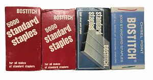 Bostitch 5000 Standard Chisel Pointed Staples LOT 4 Packs