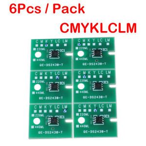 CMYKLCLM Permanent ECO Solvent Chips for Roland XC540 VP300 VP540 XJ-640 RS-640