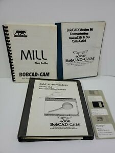 BobCAD-CAM v16 3 Books and 3 floppy Discs no key ?