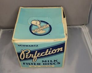 Vintage Schwartz Filter Disks 6&#034; One Hundred Count Non-Gauze Milk Filters