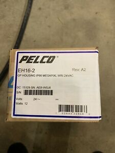 NEW Pelco EH16-2 Outdoor Vandal-Resistant Cam Encl, 24VAC, Wall Mount/Shroud