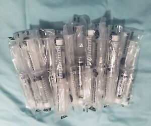 Lot of 25 Normal Saline Sterile 0.9% Sodium Chloride Flush Lock 10 ml first aid