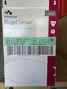 biogel sensor  latex surgical gloves size 6 1/2