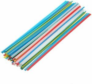 50pcs 5Color Plastic Welding Rods for Welder Sticks (Colorful) Colorful