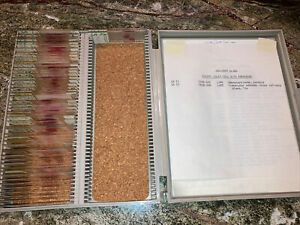 Vintage Medical Human Anatomy Microscope Slides Histology Pathology Endocrine