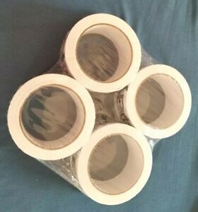 eBay Logo Shipping Packing Tape 2&#034; Wide 75&#034; Long Black Lettering Sealed 4 Rolls