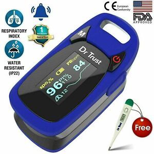 NEW Dr Trust (USA) Professional Series Finger Tip Pulse Oximeter