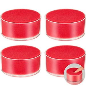 4 Pieces Sponge Cup Moistener Finger Wet Moistener Fingertip Paper Moistener 3.1