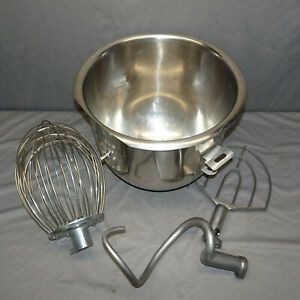 COMMERCIAL MIXER ATTACHMENTS for AVANTCO MX20 - 20-qt Bowl, Hook, Whip &amp; Beater