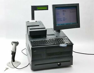 IBM SUREPOS 4800-E84 POS RETAIL SYSTEM TOUCH TERMINAL 3GB 500GB HDD MSR+KEY