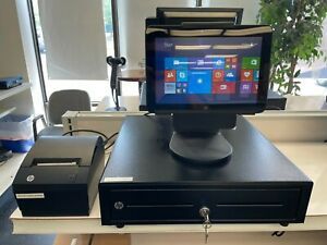 HP TX1 Bundle for POS Use, with HP Tablet Pro 610 for Windows, Black