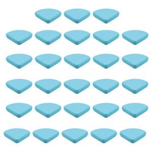 Corner Guards Table Corner Protectors Soft Silicone Blue 30x30x9mm , 28 Pcs