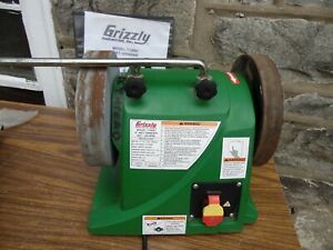 Grizzly T10097 8&#034; Industrial Wet Grinder Sharpener 120 Rpm 1/8 HP 1/2&#034; Arbor